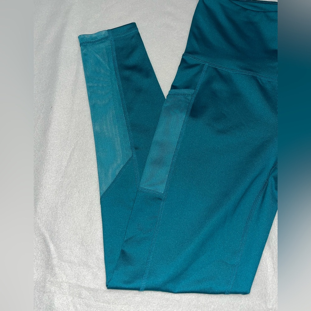 Teal High-Waisted Leggings